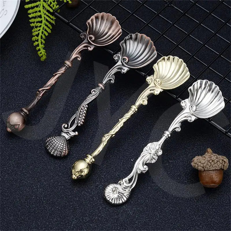 Arabic Style Zinc Alloy Coffee & Dessert Spoon